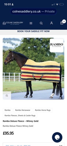 Bnwt horseware rambo - horseware,
